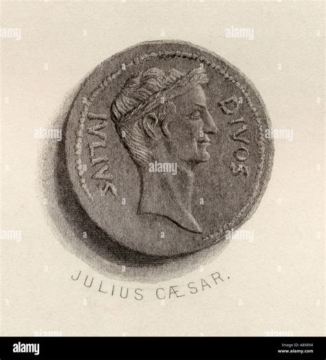 Julius Caesar Coin Drawing
