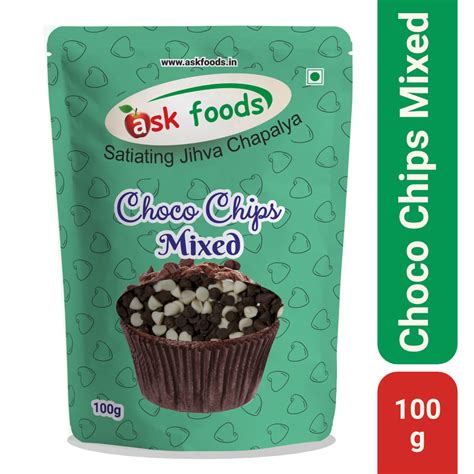 Mixed Choco Chips - 100g | Ask Foods