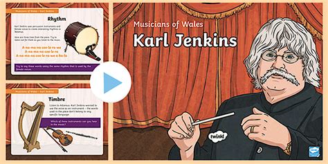 Musicians of Wales - Karl Jenkins Information PowerPoint