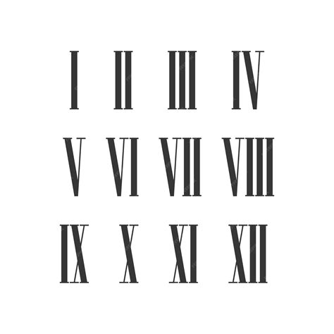 Cool Roman Numeral Fonts