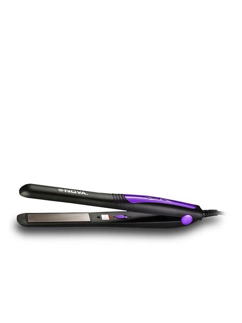 NOVA NHS 842 Pro-Shine Hair Straightener - Black & Purple - Price History