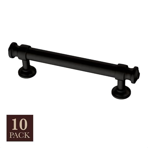 allen + roth Bryn 3-3/4-in , 96mm Center to Center Matte Black Arch Bar ...