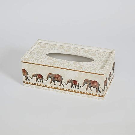 Mati Ke Laal Vintage Rose Decoupaged MDF Tissue Box Holder for Dinning ...