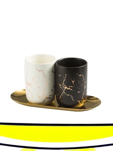UMAI Ceramic Toothbrush Holders for Bathroom | Toothpaste, Tooth Brush ...