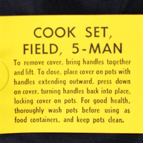 Image result for USFS Cook Set