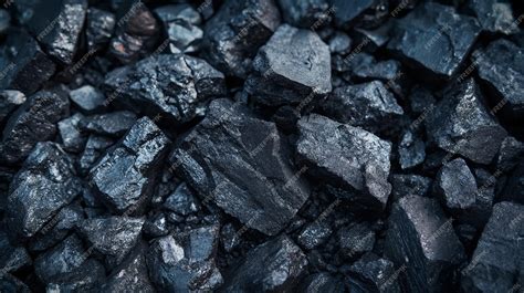 Premium Photo | Coal is a black substance that is used in many different