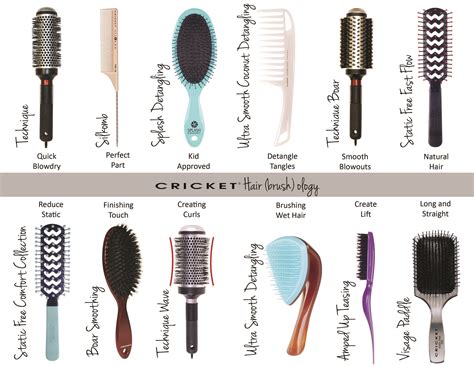Cricket Hair(brush)ology- A guide for what brush is the correct one to ...