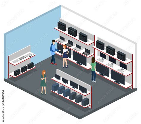 Computer Store Example 3D 的图像结果