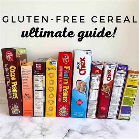 Gluten-Free Cereal (Ultimate List for 2025!) - Meaningful Eats