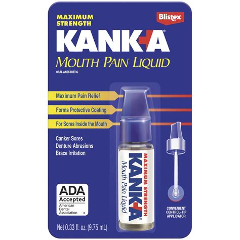 Mua Blistex Kanka Mouth Pain Liquid, Professional Strength , .33 Fluid ...