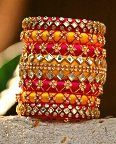 Beautiful Silk Thread Bangles Design To Enchant Everyone With Your ...