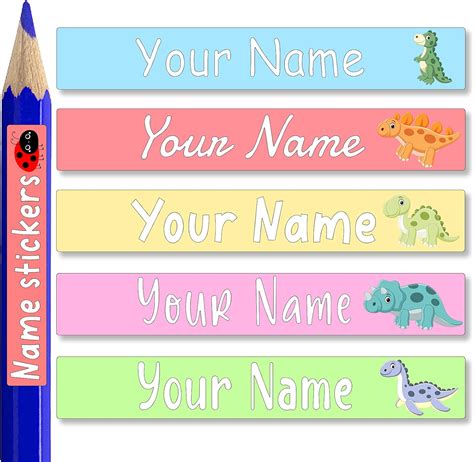 Buy Personalized Labels for Kids 100 Pcs Waterproof Cute Custom Name ...