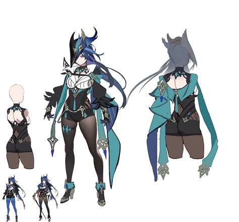 Масштабная утечка по Genshin Impact: арты Фремине, Ризли, Капитана Р, мальчика-льва и Чиори