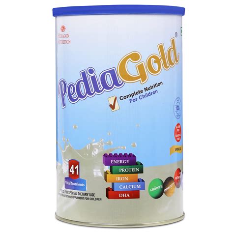 Buy PEDIAGOLD - Complete Nutrition For Children- Premium Vanilla - 400g ...