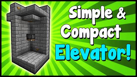 Image result for Minecraft Simple Elevator Tutorial