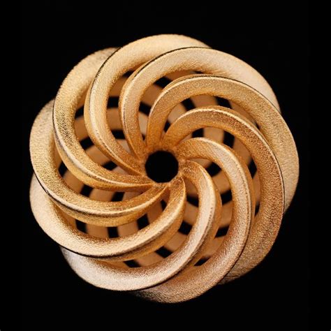 HOLOS Gold 5 Sculpture by Brian Berman | Saatchi Art