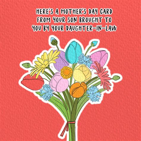 Happy Mother's Day To Mother-in-law Beautiful Bouquet Card | Boomf