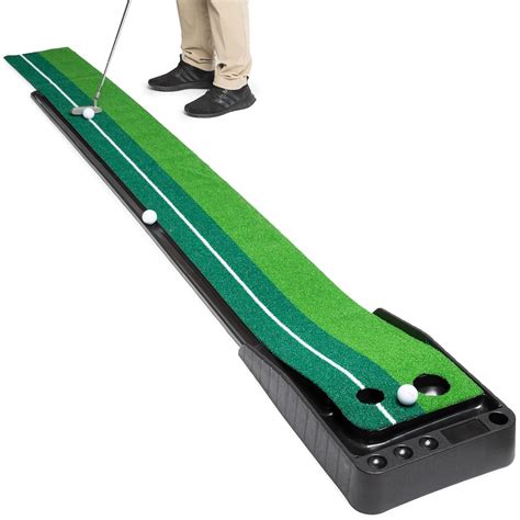Buy Abco Tech Indoor Golf Putting Portable Mat with Auto Ball Function ...