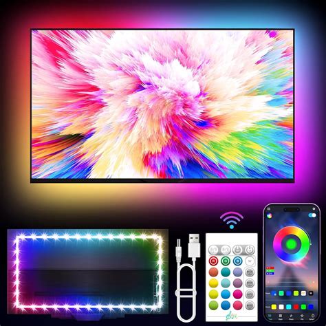 Gesto RGB LED Strip Light TV Backlight with App & Remote