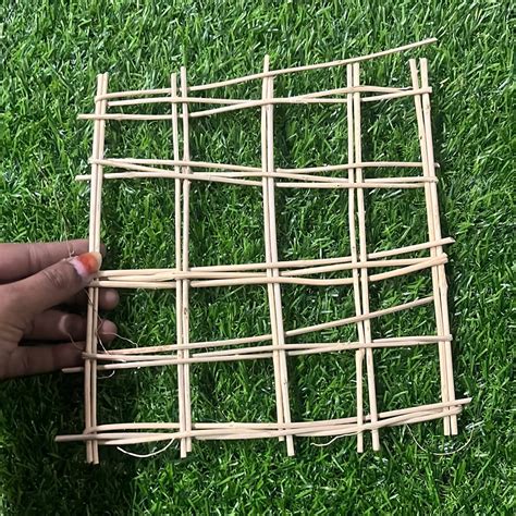 Neutral Bamboo none tree guards for garden medium size – KnowHowArtCraft