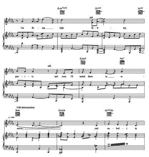 Defying Gravity (from Wicked) by Unknown Sheet Music - Meta-chords
