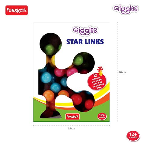 Giggles Funskool Star Link, Educational & Creative Construction Toy Bl ...