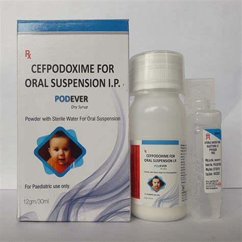 Podever - CEFPODOXIME FOR ORAL SUSPENSION I.P. - Everwell Pharma ...
