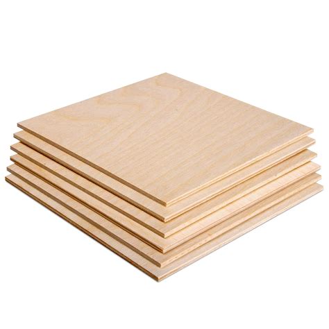 3MM 1/8" x 12" x 12" Baltic Birch Plywood ââ‚¬â€œ B/BB Grade (Pack of 6 ...