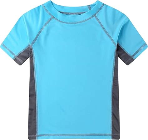 Hipeta Boys Short Sleeve Rashguard Swim Shirt Swim Shirt UPF 50 ...