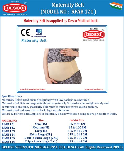 Maternity Belt | Rehabilitation Products | Manufacturer, Exporter ...