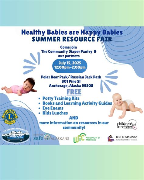 Summer Resource Fair - Babies & Toddlers, Polar Bear Park, Anchorage ...