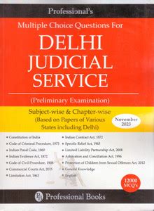 Professional’s, Mcq For Delhi Judicial Service (Preliminary Examination ...