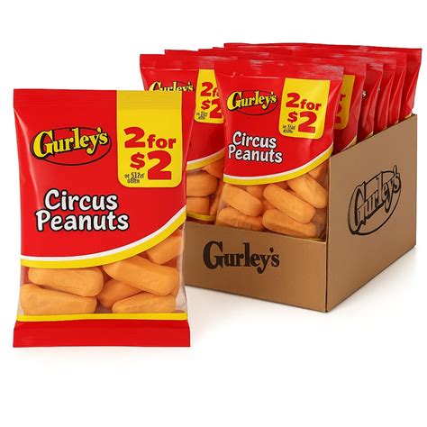 Amazon.com : Gurley's Circus Peanuts - Old Fashioned Circus Peanuts ...