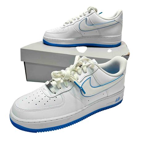 Nike Air Force 1 07 DV0788 101 White/University Blue Sneakers Men's Size 10