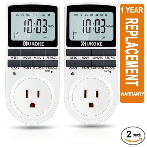 Appliance Timer With Outlet' Weekly Programmable' 2 Pack | SHEIN USA