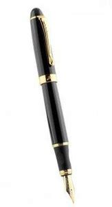 Levin Jinhao X450 Royal Glossy Black gold clip Smooth Medium Nib ...