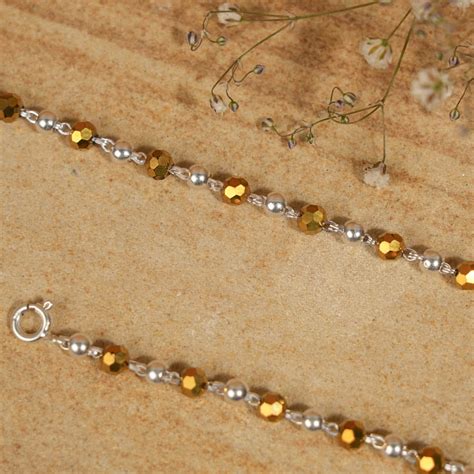 Black and Gold-Plated Silver Beads Pattern Nazariya for Kids – Prinjal ...