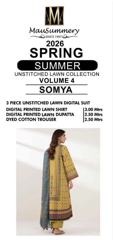 Mausummery Lawn Unstitched Collection 15 – Saimascollection