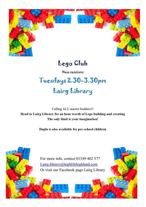 Lego Club, Main Street, IV27 4DD Lairg, United Kingdom, Evanton, 12 ...