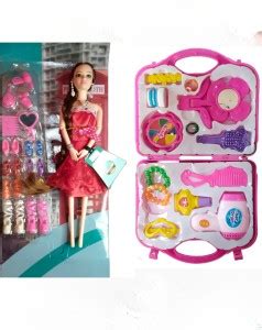 toyboyzone Long hair Doll makeup set toy For Boy Girl Kids Multicolour ...
