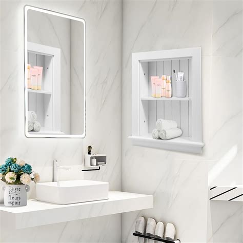 Potter-Island 14 x 18 Medicine Cabinet Recessed, Wall Niche, Bathroom ...