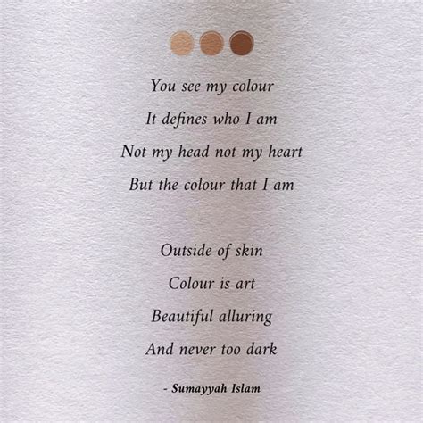Poetry on Color and Race