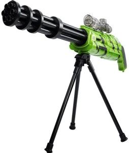 Toy Arena Fire Fiend Gatling 15.M Range Jelly Bullets Round-Fire System ...
