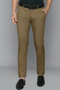 Allen Solly Slim Fit Men Green Trousers - Buy Allen Solly Slim Fit Men ...