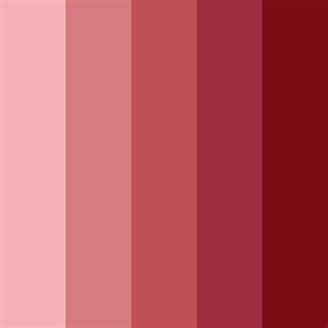 Deep Red Color Palette - ColorDrop