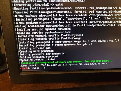 Image result for Arch Linux Install Script