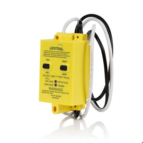 Leviton HardWiredGFCI, Yellow, 120VAC, SinglePhase GSPA2-Y | Zoro