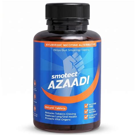 Buy Smotect Azaadi Natural Tablets | Helps Quit Smoking & Repair Damage ...