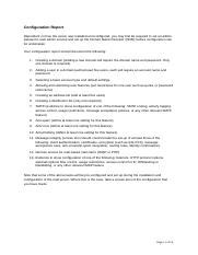 Image result for Configuration Specification Report