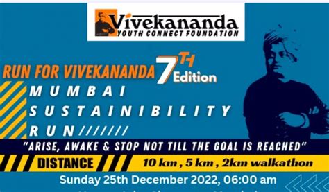 Run For Vivekananda 7th Edition - Mumbai Sustainability Run – Things to ...